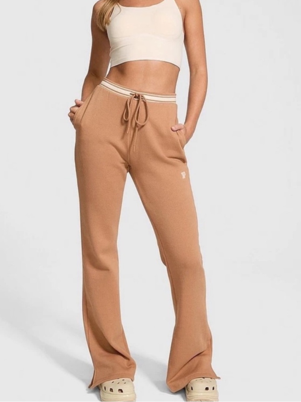 Victoria Secret Pink High Rise Flare Sweats
